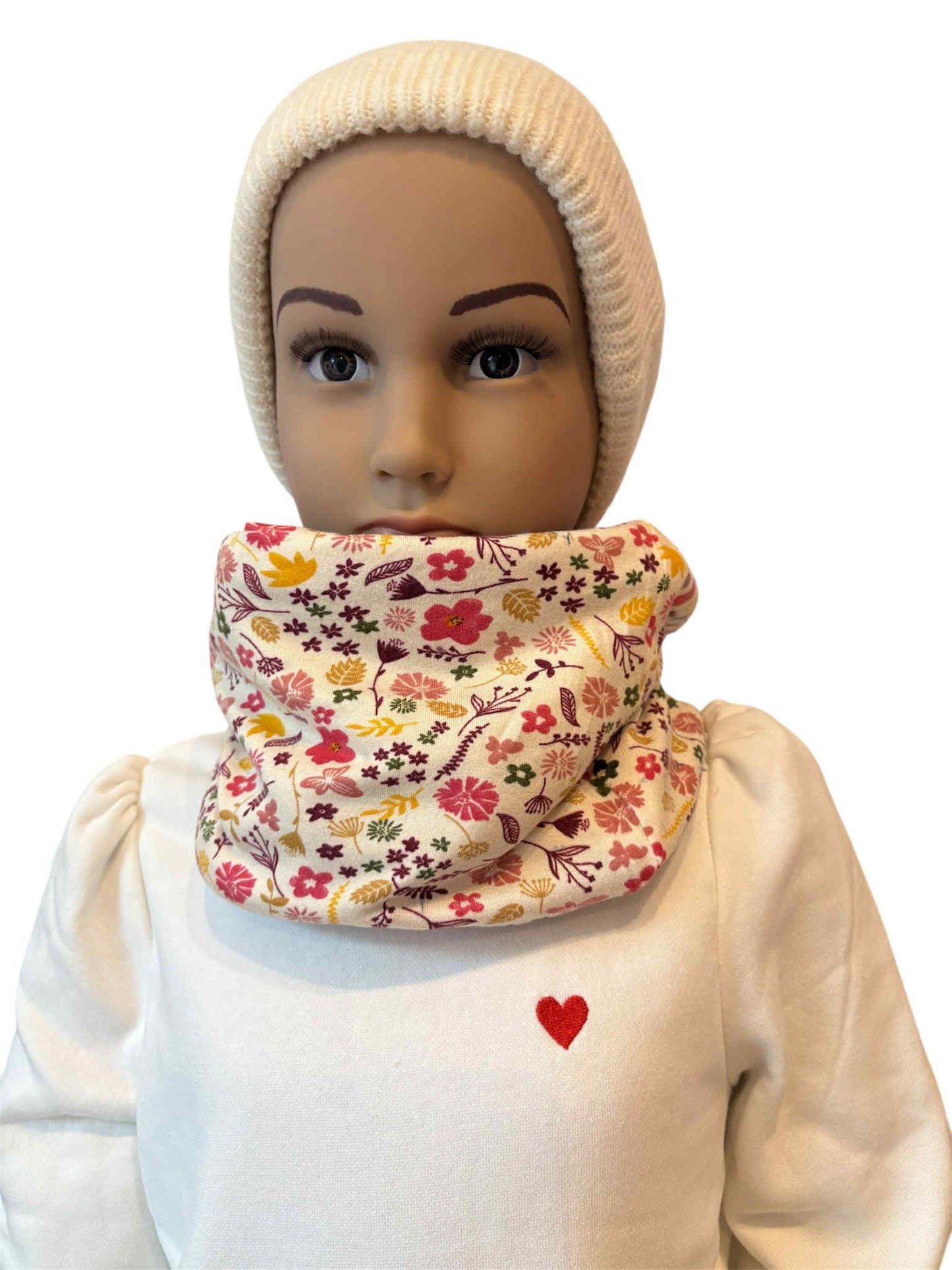 Snood enfant " Fleur de jersey"