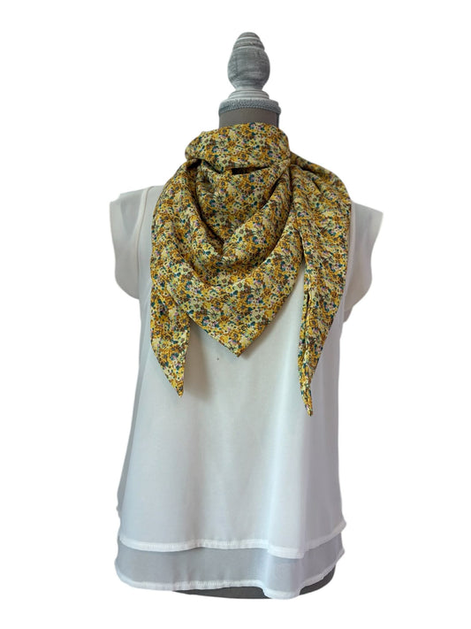 Foulard Femme " Lumière dorée"