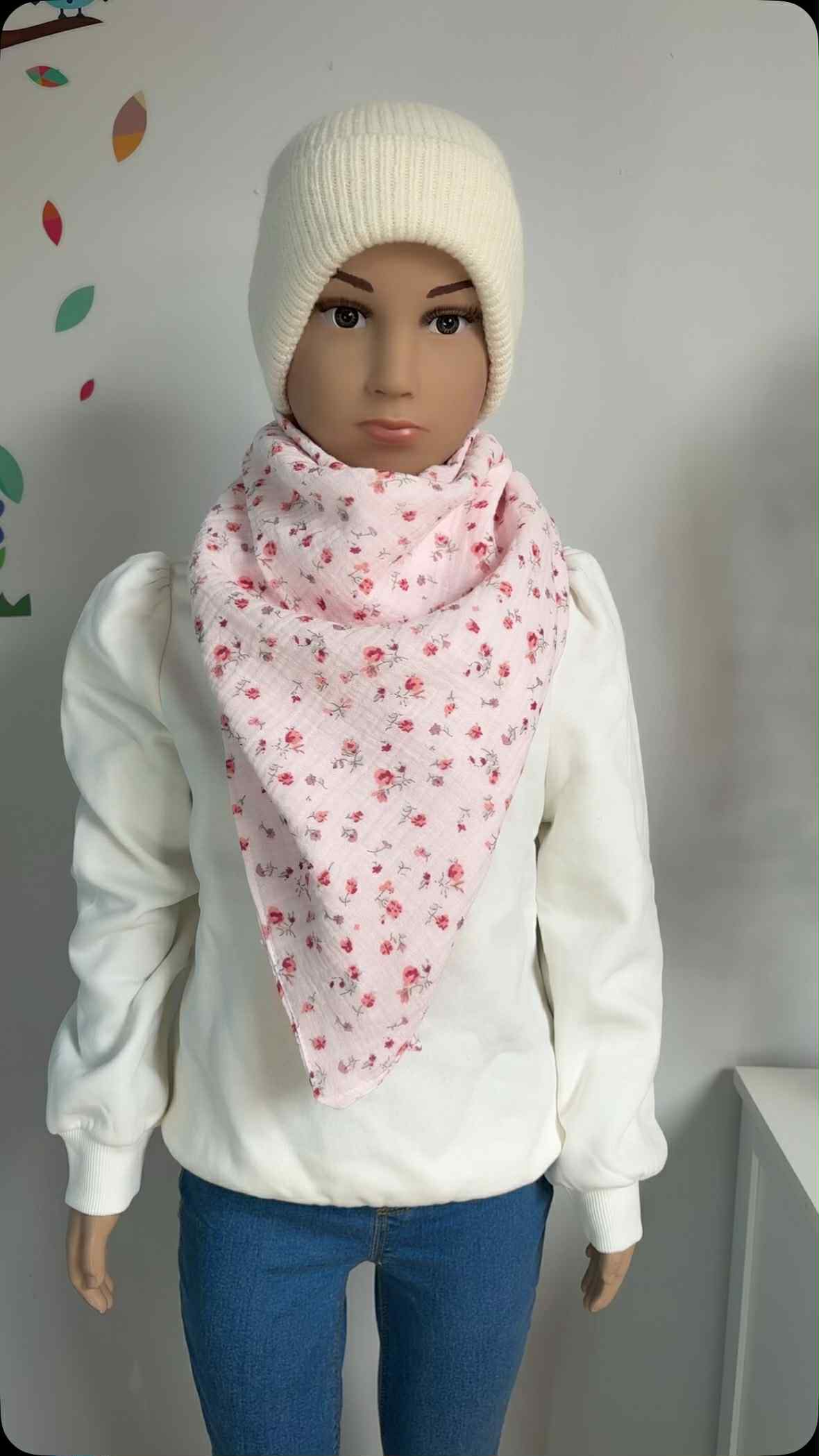 Chèche enfant " Pétale Vagabond " 6/8 ans