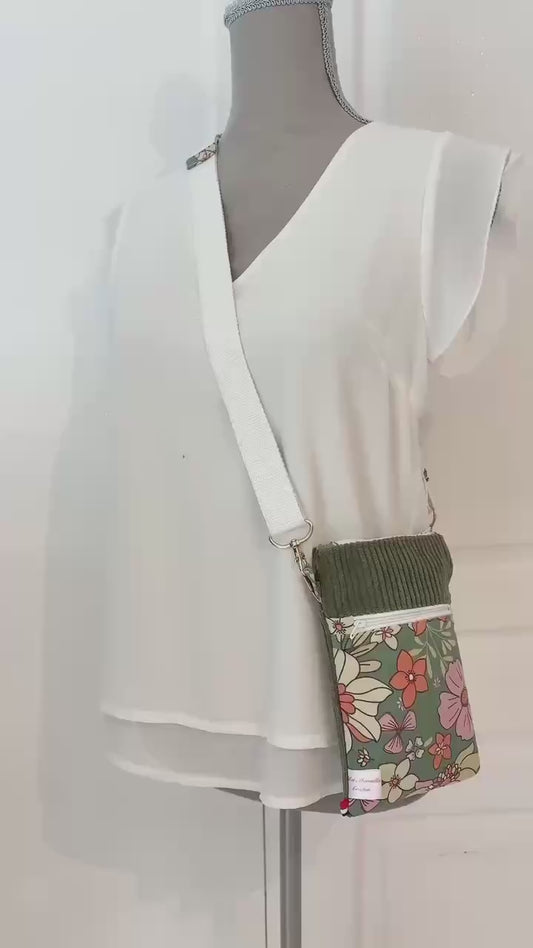 Pochette à téléphone " Floraphone"
