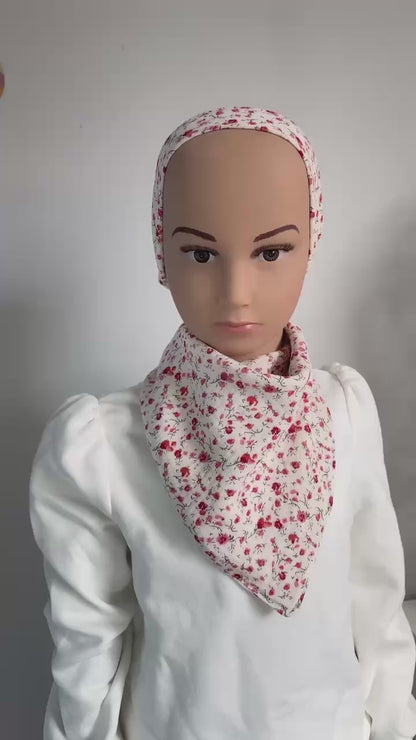 Bandeau à Cheveux " Rose Garden" - Modèle 2 ans