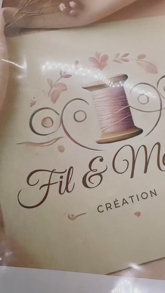 Pochon à cordon " Danse du Lac" Personnalisable  - Le Petit Sac à Trésors