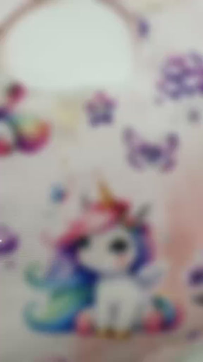 Lot de 2 Bavoirs licorne / 0 à 18 mois