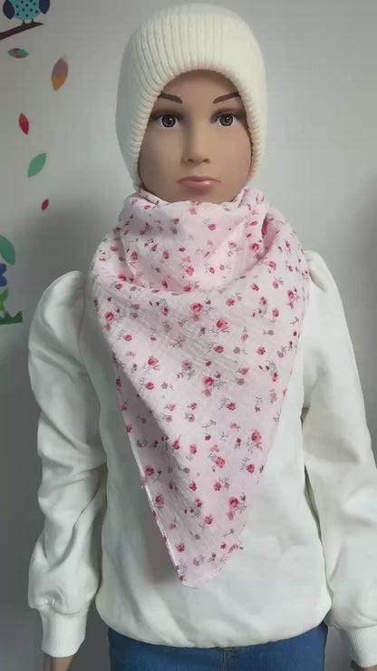 Chèche enfant " Pétale Vagabond " 6/8 ans