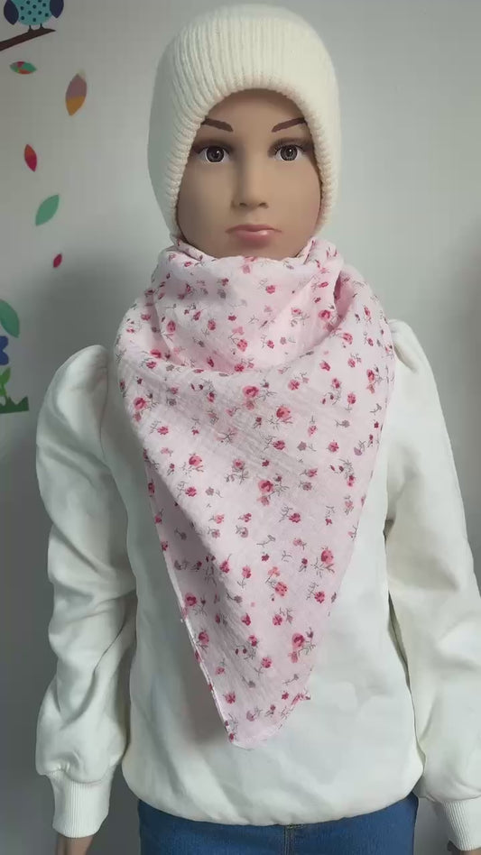 Chèche enfant " Pétale Vagabond " 6/8 ans