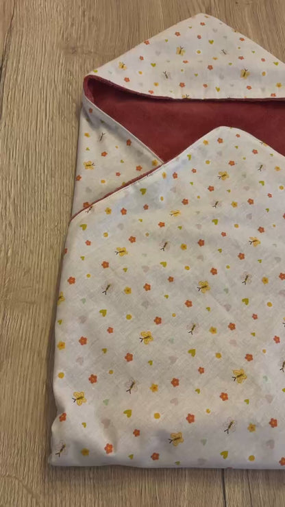 Cape de bain "Petit papillon" - Bébé 0/18 mois