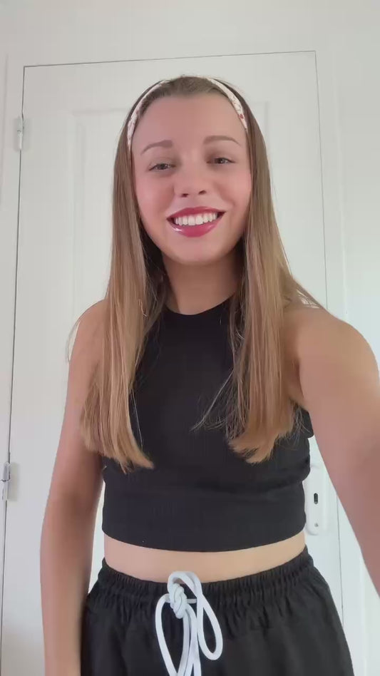 Bandeau à Cheveux " Rose Garden" - Modèle 10/12 ans