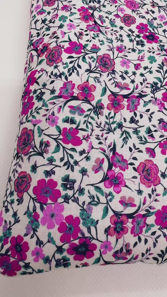 Pochette pour Livre ou Liseuse " Jardin de lecture " - Modèle Moyen