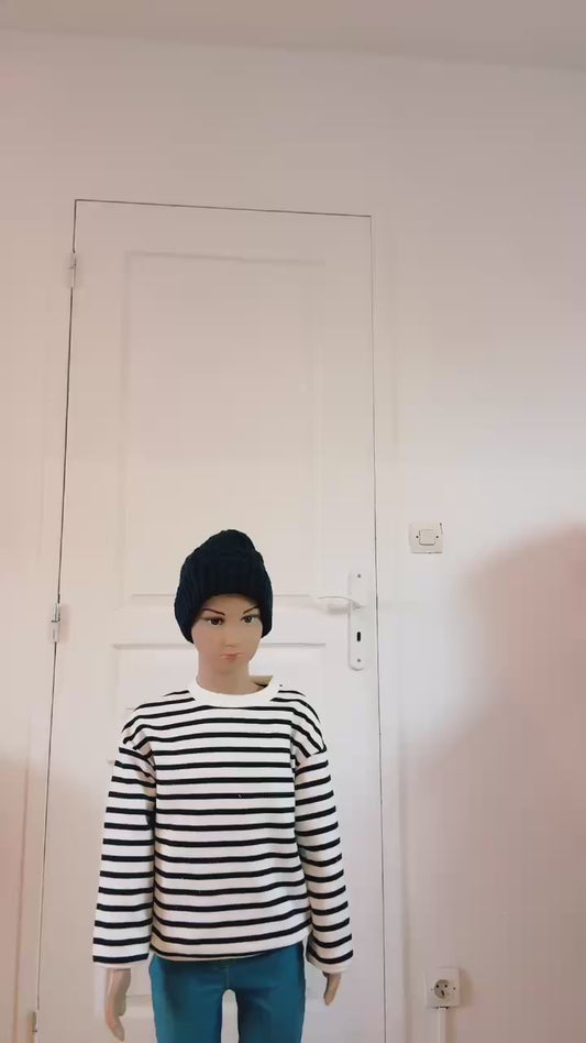 Snood bébé ( 0/2 ans ) "Hérisson d'hiver"