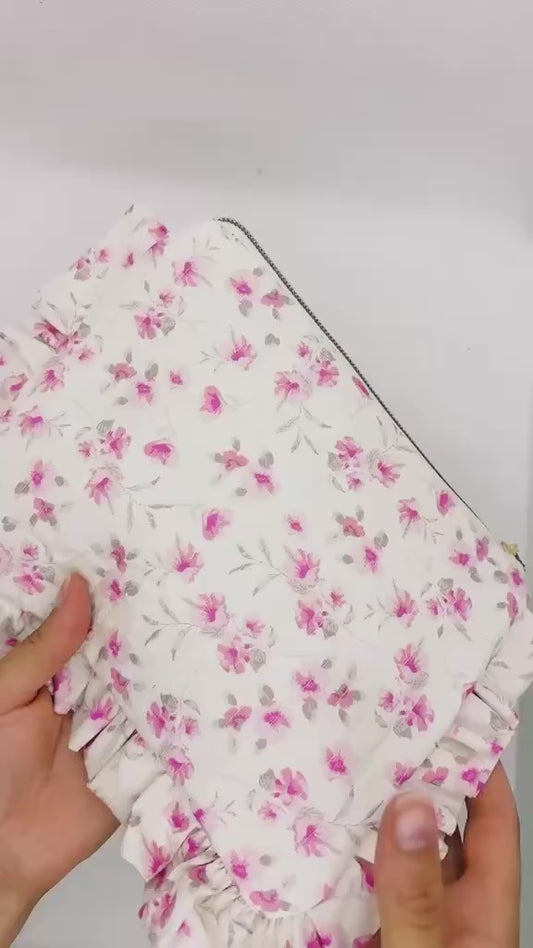 Pochette multifonction " Romance Fleurie"