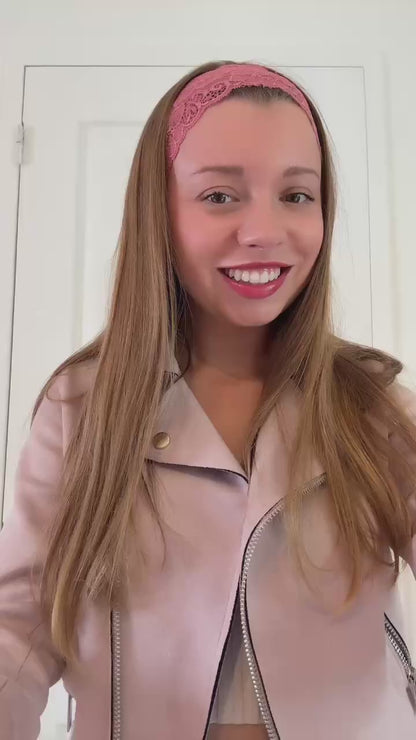 Bandeau à cheveux " Eclat pistache " - Modèle Femme