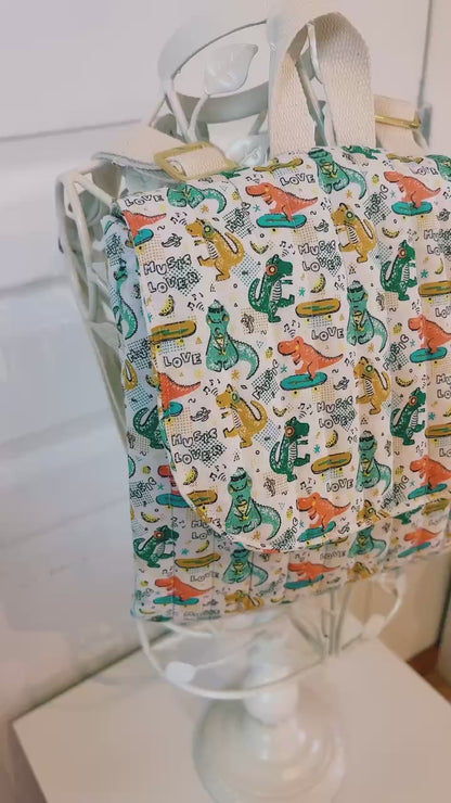 Sac à dos maternelle " Dj Dino"
