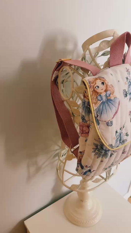 Sac à dos maternelle " Flocon de neige "