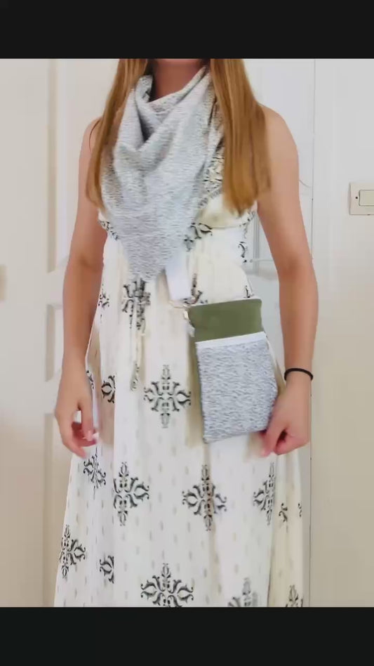 Pochette à téléphone " Jardin Secret"