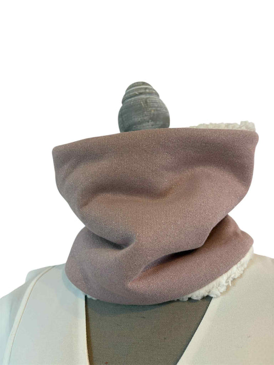 Snood Femme Rose paillette
