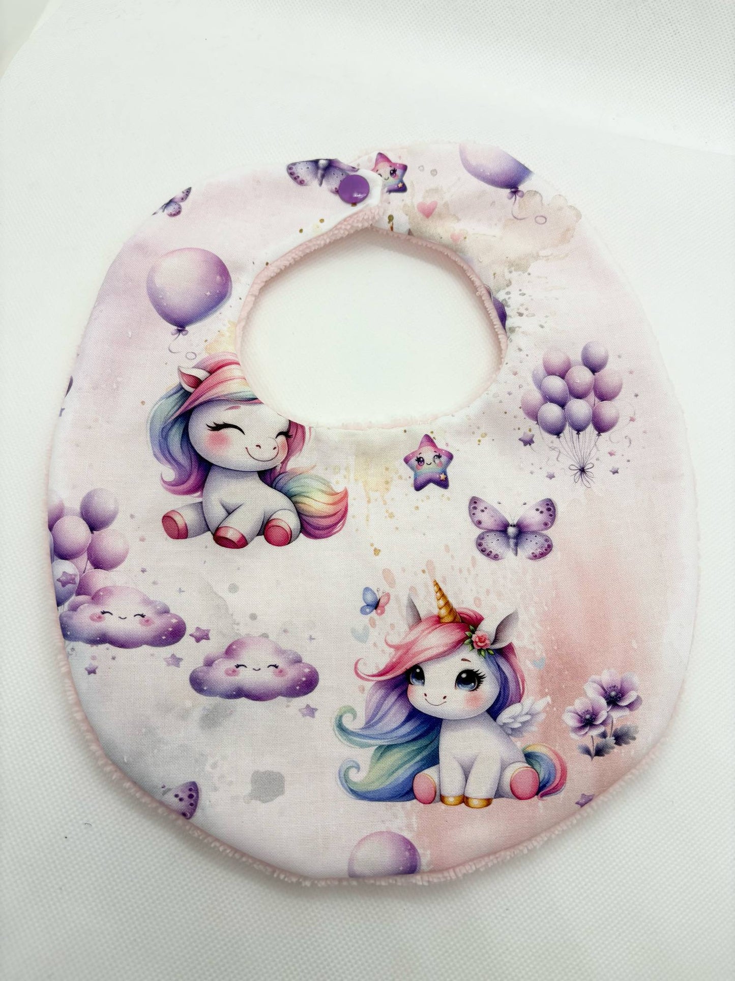 Lot de 2 Bavoirs licorne / 0 à 18 mois