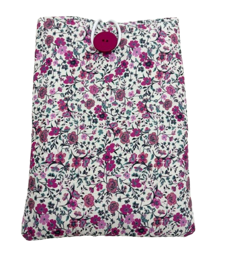 Pochette pour Livre ou Liseuse " Jardin de lecture " - Modèle petit