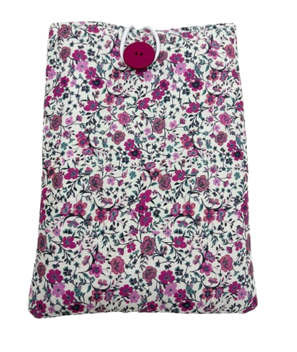 Pochette pour Livre ou Liseuse " Jardin de lecture " - Modèle petit