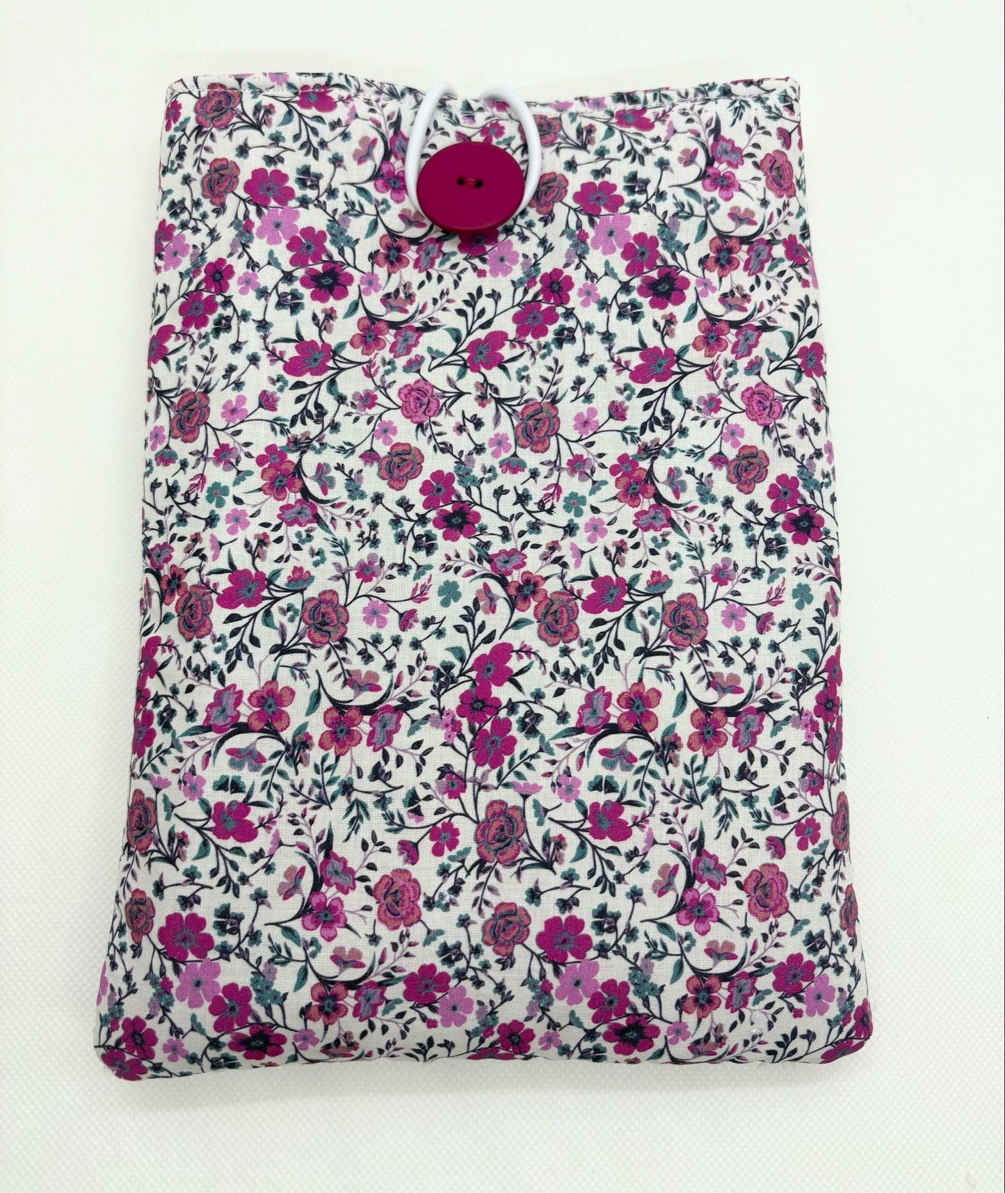 Pochette pour Livre ou Liseuse " Jardin de lecture " - Modèle Moyen