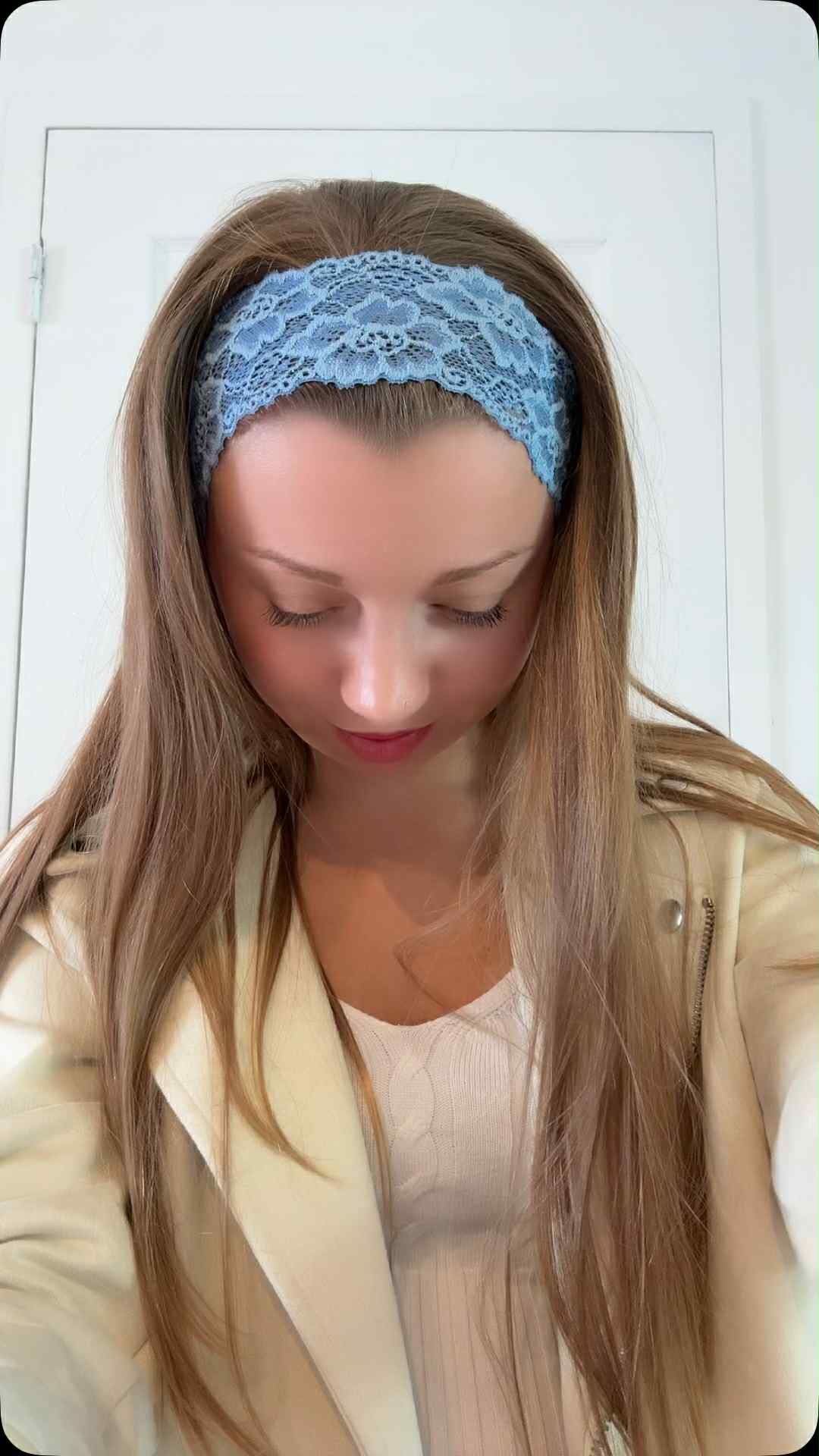 Bandeau à cheveux " Ciel d'été" - Modèle Femme