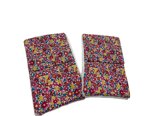 Débarbouillettes (lot de 2) - " A fleur"