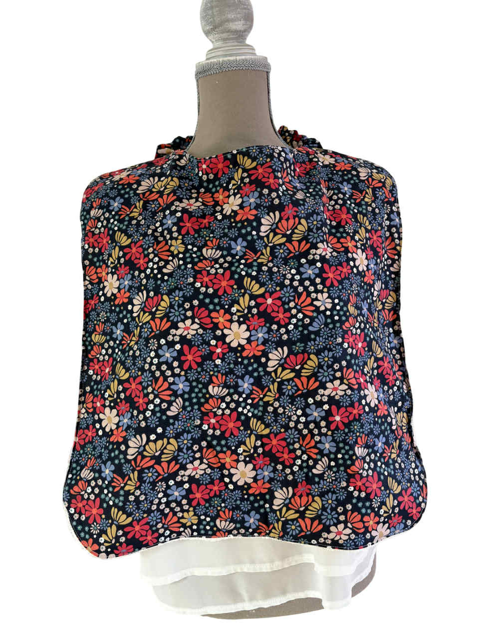 Bavoir adulte " Brume de Fleurs"