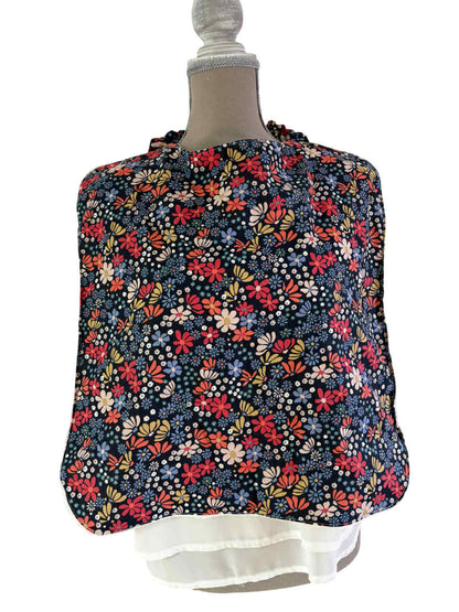 Bavoir adulte " Brume de Fleurs"