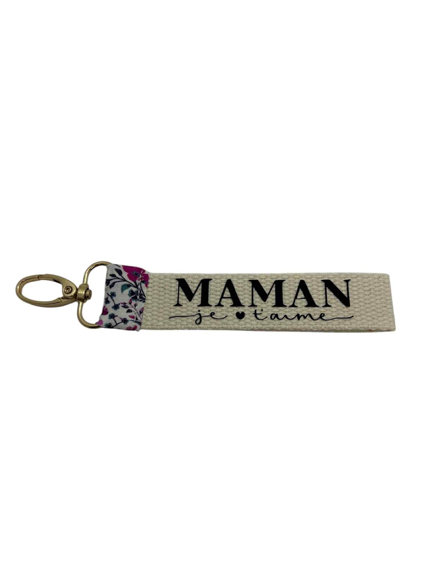 Porte - Clés " Maman je t'aime"