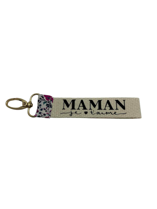 Porte - Clés " Maman je t'aime"